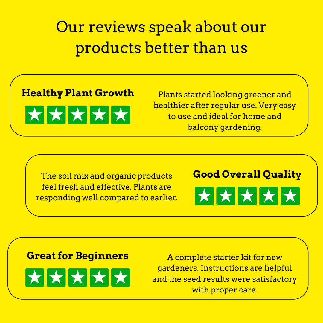 Complete Gardening Starter Kit for Home & Balcony Gardens | Budget Friendly Organics