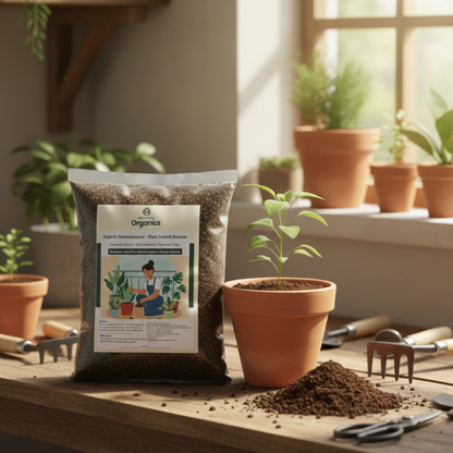 Organic plant growth Vermicompost