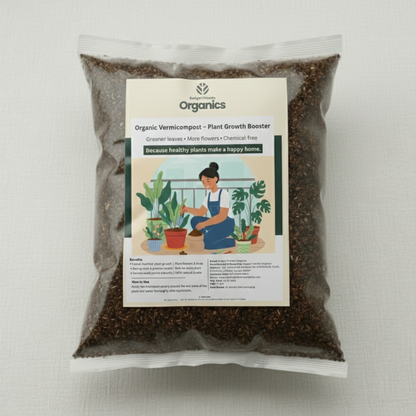 Organic plant growth Vermicompost