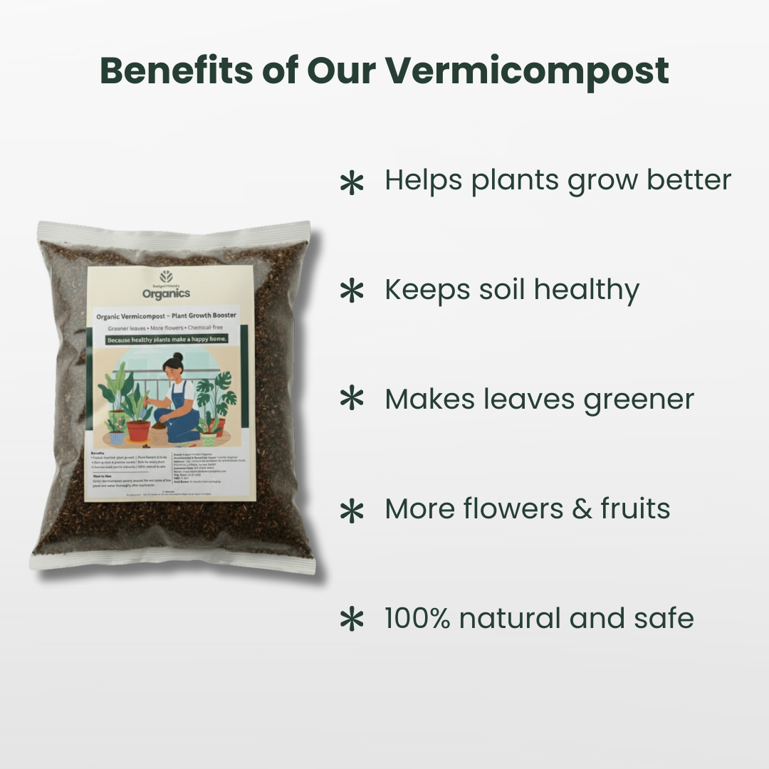 Organic plant growth Vermicompost